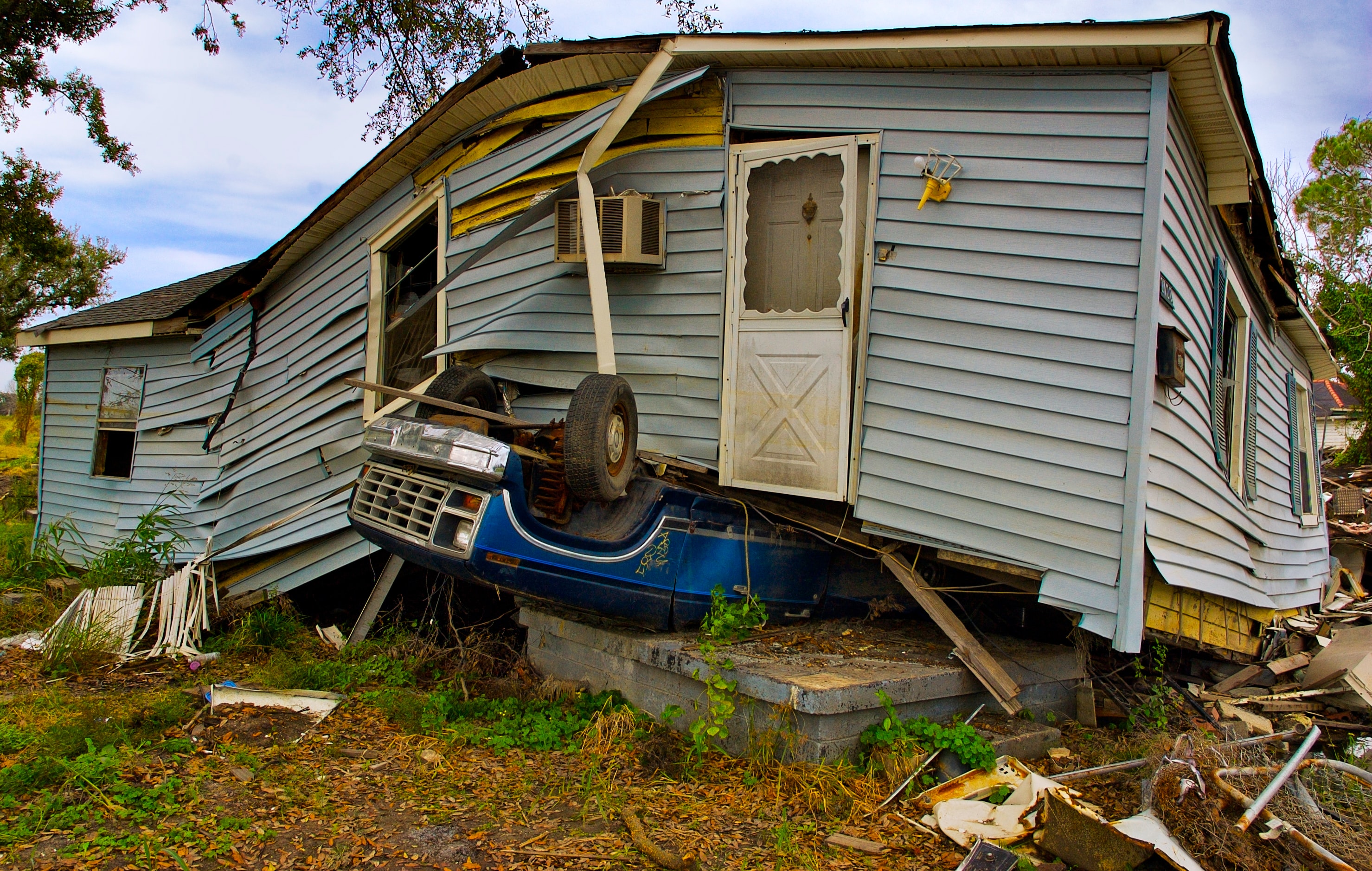 Photo of a hurricane